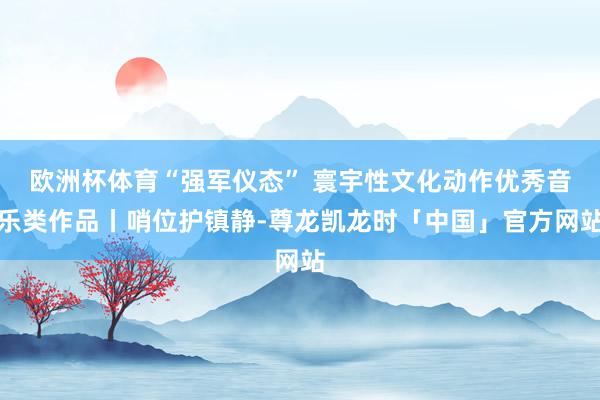 欧洲杯体育“强军仪态” 寰宇性文化动作优秀音乐类作品丨哨位护镇静-尊龙凯龙时「中国」官方网站